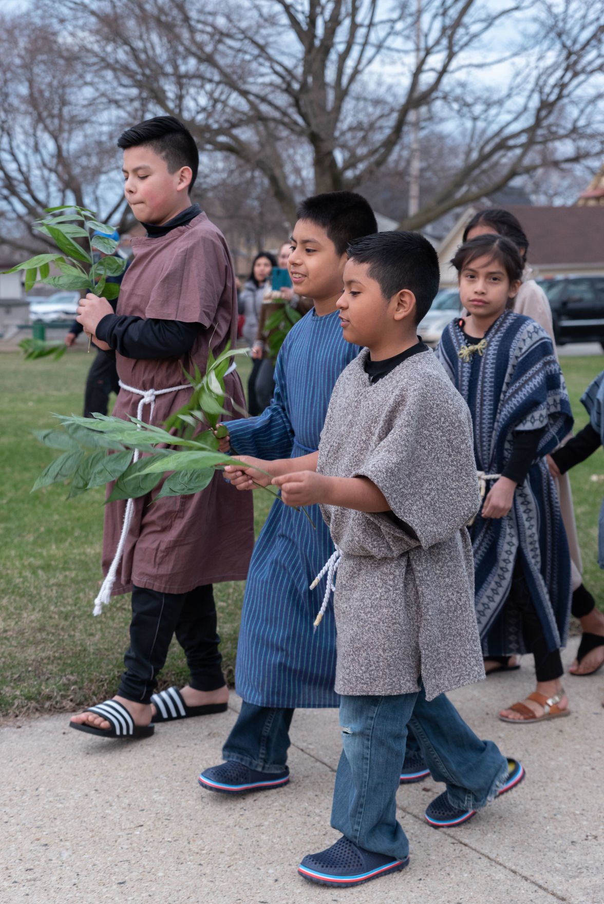 Emaus Lutheran hosts walk of the passion